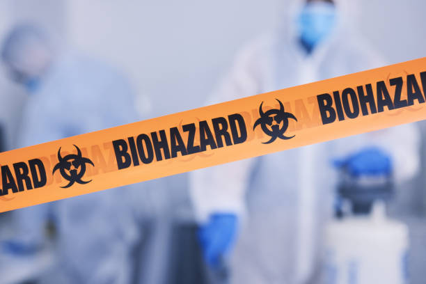 Professional Biohazard Cleanup technician working in Atco, NJ